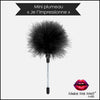 accessoire-coquin-plumeau-noir-Sweet Caress-produit-vue-face-make-me-melt-paris-2