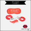 kit-coquin-masque-menottes-plumes-rouge-fantasy fun set-fun novelties-produit-vue-face-make-me-melt-paris