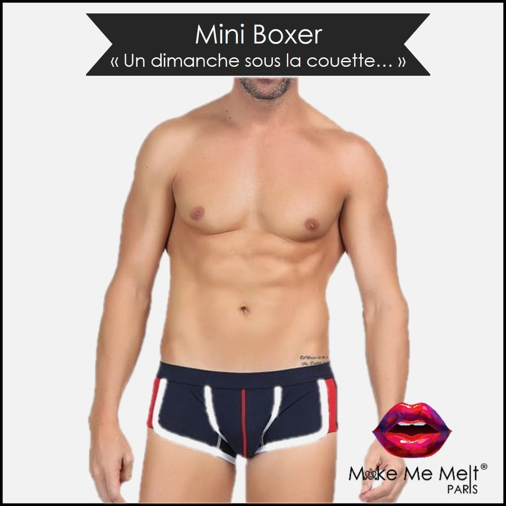 lingerie-sexy-boxer-bleu-paris hollywood-mannequin-vue-face-make-me-melt-paris